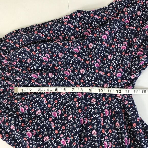 Gap Floral Square Neck Cami Jumpsuit Women's Small Cropped Pockets Rayon Summer - Picture 10 of 16